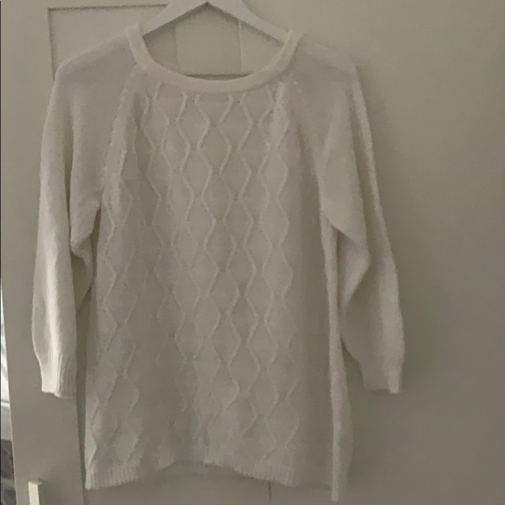 White women’s sweater